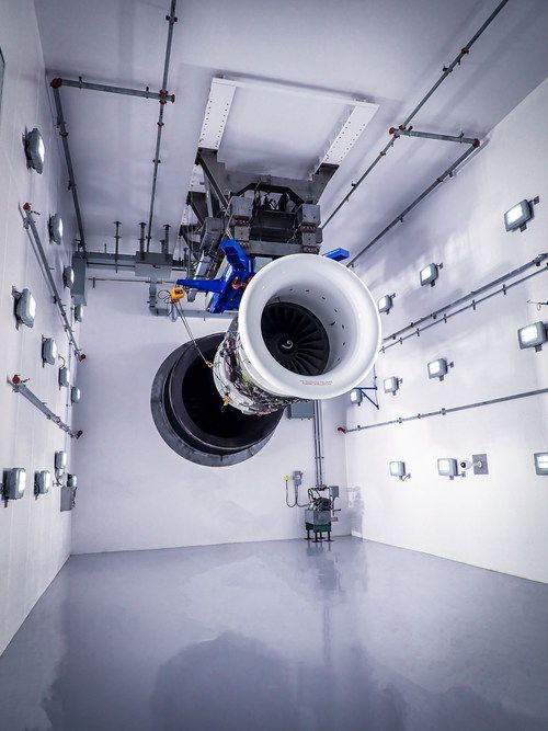 New state-of-the-art engine test cell within the new iAero Thrust Engine Test Center